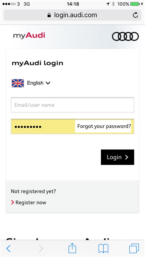 myaudi net.